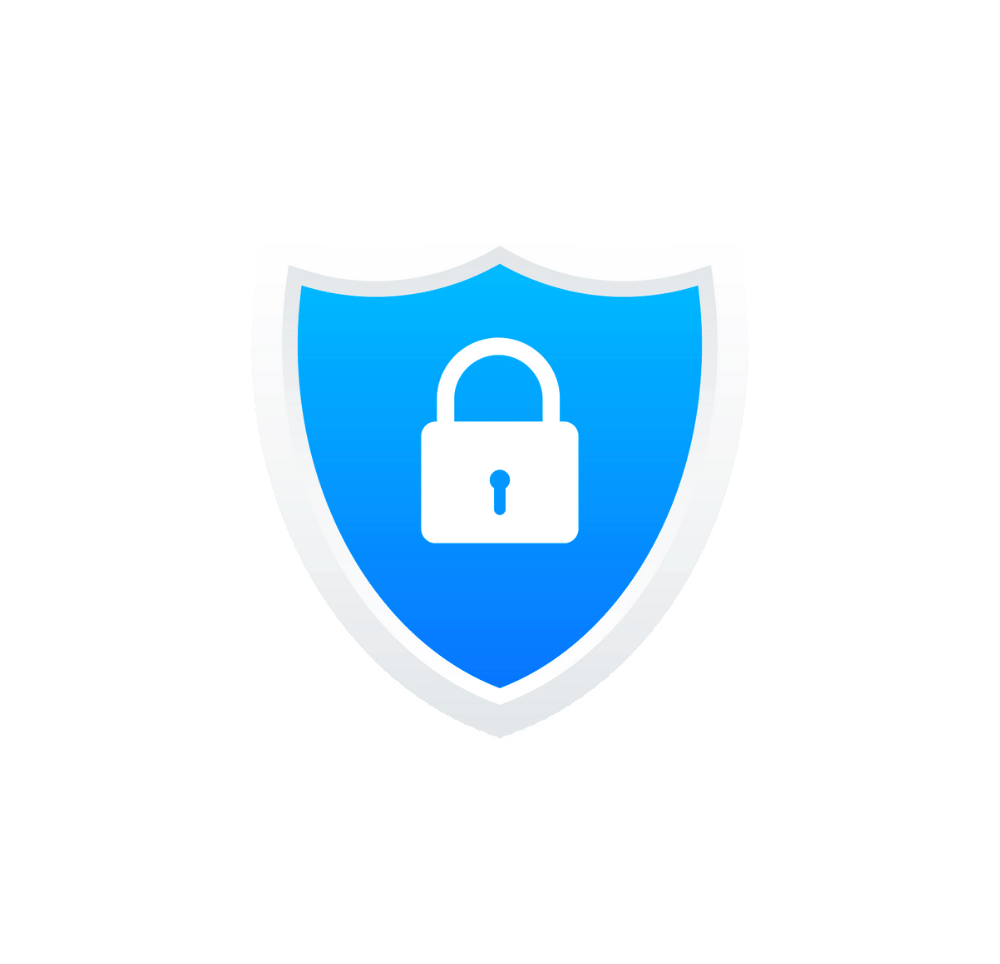Ícone de brasão representando segurança criptográfica em chatbots financeiros para proteção de informações sensíveis